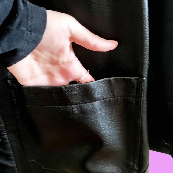 Faux Leather Jacket - Picture 3 of 4
